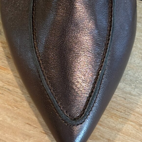 AGL Vania Pointed Toe Flat - Smoke NEW Size 39.5 / US 9.5 - Picture 9 of 16